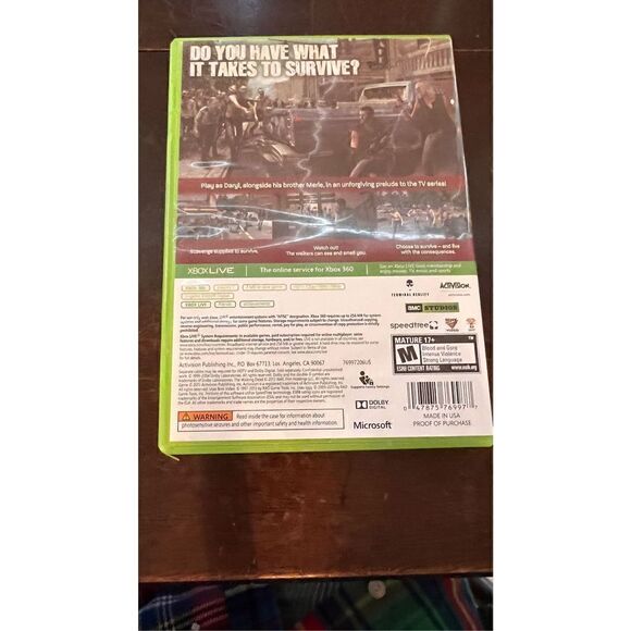 THE WALKING DEAD SURVIVAL INSTINCT XBOX 360 VIDEO GAME - Picture 4 of 7